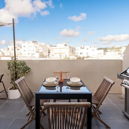 Charming 3 Story Maltese House With Terrace & Bbq * San Julián